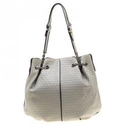 مملوكة مسبقًا حقيبة يد تودز أربطة شهيرة جلد لامعة أرجوانية