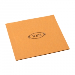 Pre Owned Tod's Tan Leather Radar Detail Long Wallet