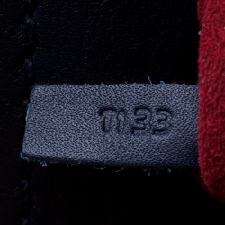 Pre Owned حقيبة تودز جلد حمراء/ زرقاء