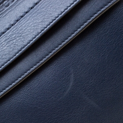 Pre Owned حقيبة تودز جلد حمراء/ زرقاء