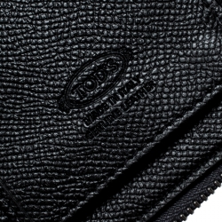 Tod's Grey Leather Zip Around Wallet