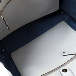 Pre Owned حقيبة يد تودز كيب شوبر جلد زرقاء