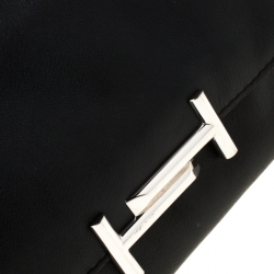Tod’s Black Leather Top Handle Bag