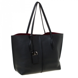 Pre Owned Tod's Black Leather Small Joy Tote