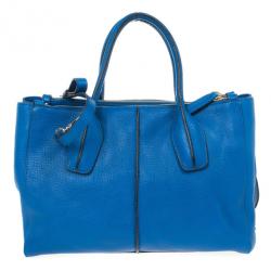 Pre Owned Tod's Pebbled Leather 'D-Styling Small' Convertible Satchel