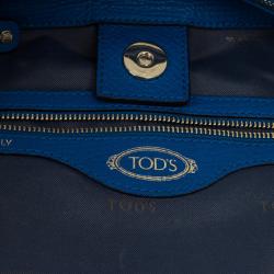 Pre Owned Tod's Pebbled Leather 'D-Styling Small' Convertible Satchel