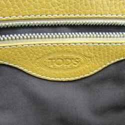 Tod's Beige Leather Satchel