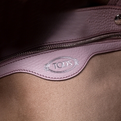 Pre Owned Tod's Pink Leather Small Joy Shopper Tote