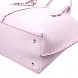 Pre Owned Tod's Pink Leather Small Joy Shopper Tote