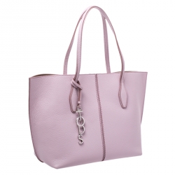 Pre Owned Tod's Pink Leather Small Joy Shopper Tote
