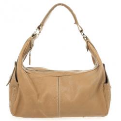مملوكة مسبقًا Tod’s Beige Leather Hobo