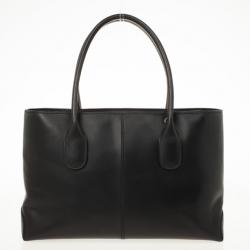 Pre Owned Tod's Black Leather Convertible Tote