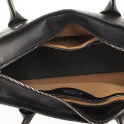 Pre Owned Tod's Black Leather Convertible Tote