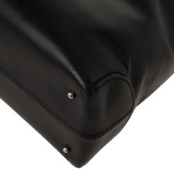 Pre Owned Tod's Black Leather Convertible Tote