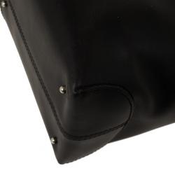 Pre Owned Tod's Black Leather Convertible Tote