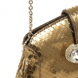 Tod's Bronze Venghe Catena Pouchette Bag