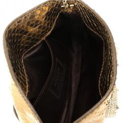 Tod's Bronze Venghe Catena Pouchette Bag