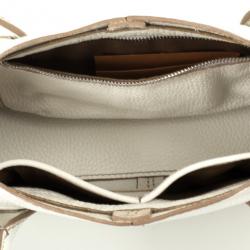 Pre Owned Tod's White Leather Small Tote