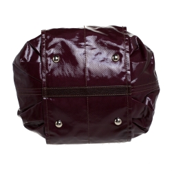 Pre Owned حقيبة يد تودز G-لاين ايزي ساكا كانفاس مقوى لامع و جلد مستردة