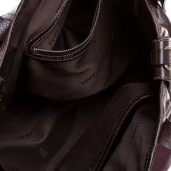 Pre Owned حقيبة يد تودز G-لاين ايزي ساكا كانفاس مقوى لامع و جلد مستردة