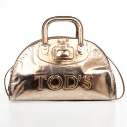 Pre Owned Tod's Patent Dome Satchel