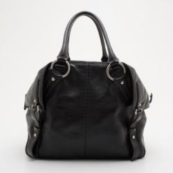 Pre Owned Tods Black Leather Large tote