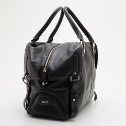 Pre Owned Tods Black Leather Large tote