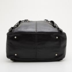 Pre Owned Tods Black Leather Large tote