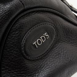 Pre Owned Tods Black Leather Large tote