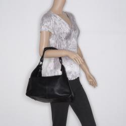 Pre Owned Tod's Black Leather Hobo