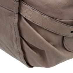 Pre Owned حقيبة يد تودز جي لاين إيزي ساكا جلد بيج