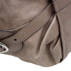 Pre Owned حقيبة يد تودز جي لاين إيزي ساكا جلد بيج