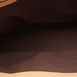 Tod's Brown Suede and Leather Satchel