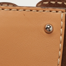 Tod's Brown Suede and Leather Satchel