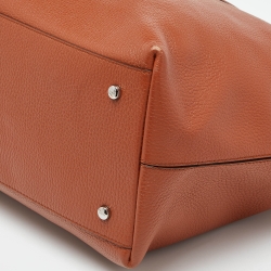 Tod's Tan Leather Top Handle Bag