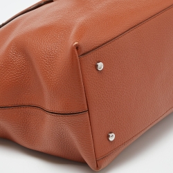 Tod's Tan Leather Top Handle Bag