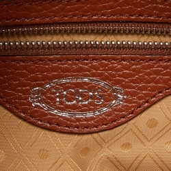 Tod's Tan Leather Top Handle Bag