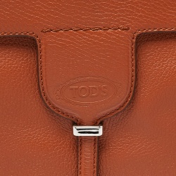 Tod's Brown Leather Joy Top Handle Bag