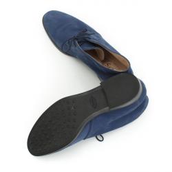 مملوكة مسبقًا Tod's Blue Suede Lace Up Chukka Ankle Boots Size 37.5