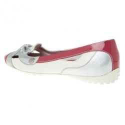 مملوكة مسبقًا Tod's Two Tone Lace Up Ballet Flats Size 37.5