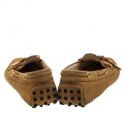 Pre Owned حذاء لوفرز تودز جلد ثعبان وردي مزخرف ترتر إصدار محدود مقاس 39