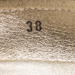 Pre Owned Tod's Brown Suede Gold Trim Penny Loafers Size 38