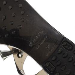 Pre Owned Tod's Tassel Detail Jelly Sandals Size 37