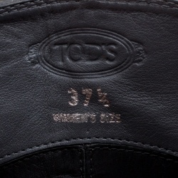 Pre Owned بوت للركبة تودز رايدينغ سويدي رصاصي مقاس 37.5