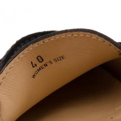 مملوكة مسبقًا Tod's for Ferrari Black Suede Loafers Size 40