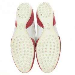 Pre Owned Tod's Two Tone Suede Sneakers Size 39