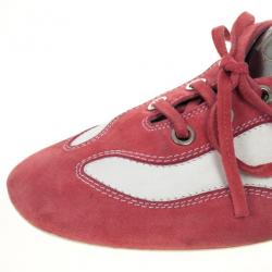 Pre Owned Tod's Two Tone Suede Sneakers Size 39