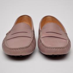Pre Owned Tod's Pink Loafers Size 38