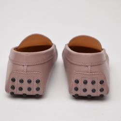 Pre Owned Tod's Pink Loafers Size 38