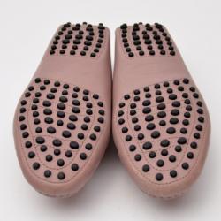 Pre Owned Tod's Pink Loafers Size 38